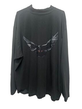 Yeezy YZY Gap Engineered by Balenciaga Dove Long Sleeve Tee Black XL